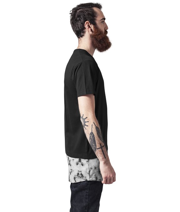 Long Shaped Marble Tee black 2